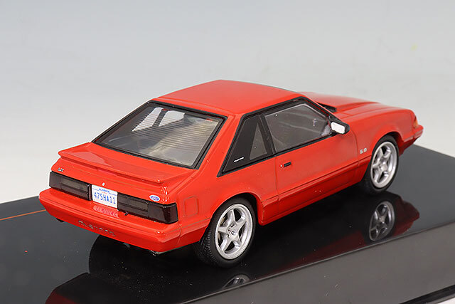 イクソ 1/43 フォード マスタング LX 5.0 クーペ 1992 レッド