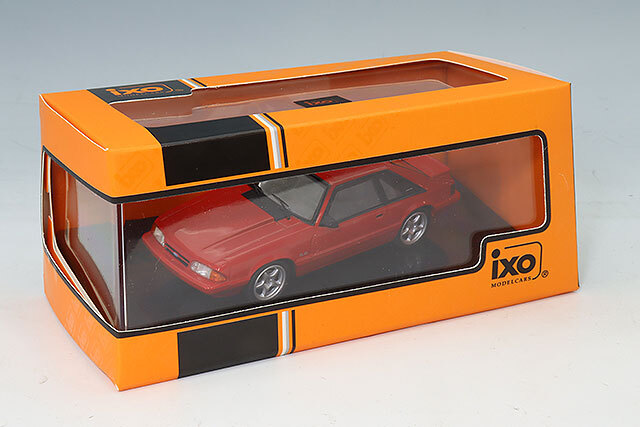 イクソ 1/43 フォード マスタング LX 5.0 クーペ 1992 レッド