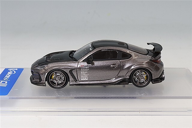 CM64 1/64 スバル BRZ バリス ワイドボディ メタリックグレー