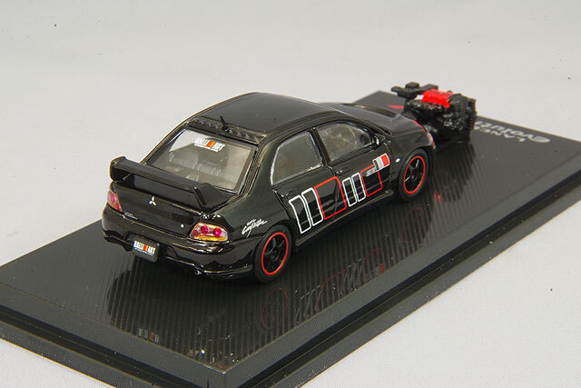 CMモデル 1/64 三菱 ランサーエボリューション IX ラリーアート ブラック