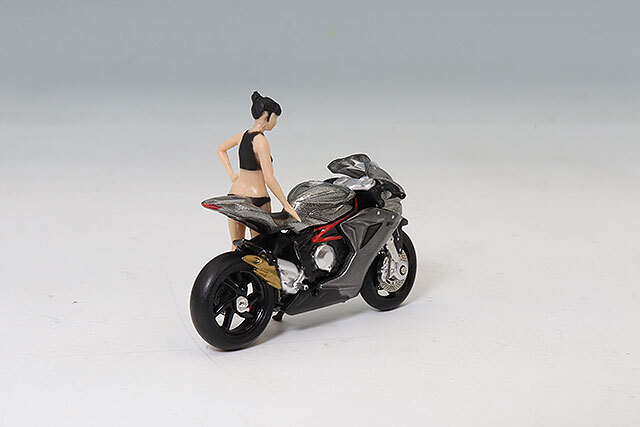 CMモデル 1/64 MV アグスタ F3 メタリックグレー ショーガール付