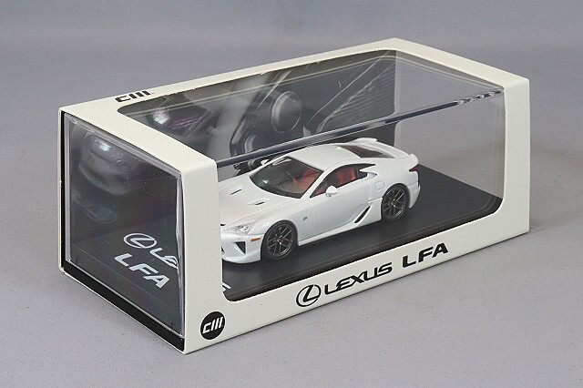 CMモデル 1/64 レクサス LFA パールホワイト