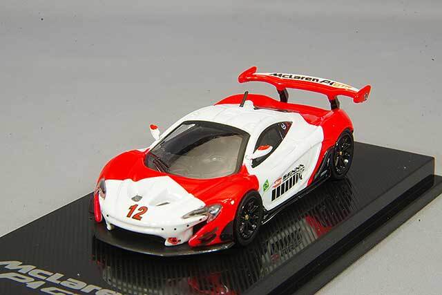 CMモデル 1/64 マクラーレン P1 GTR レッド/ホワイト