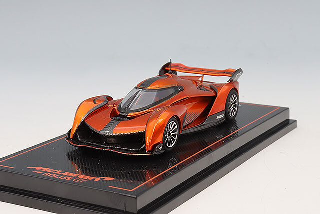 CMモデル 1/64 マクラーレン ソーラス GT メタリックオレンジ