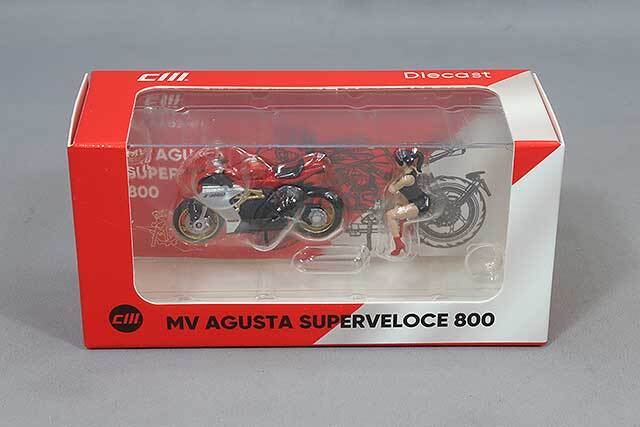 CMモデル 1/64 MVアグスタ スーパーヴェローチェ 800 レッド ショー