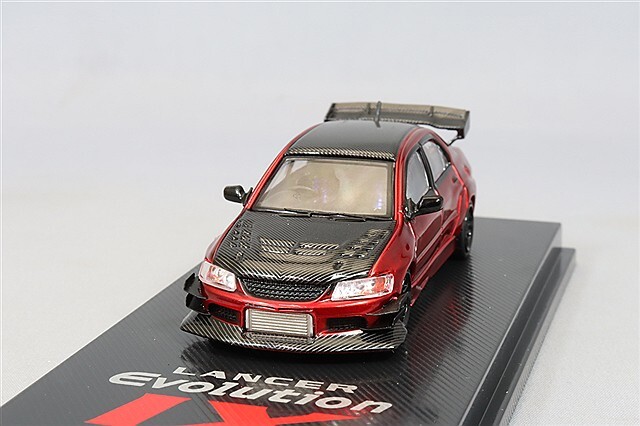 CMモデル 1/64 三菱 ランサー エボリューション IX レッドメタリック