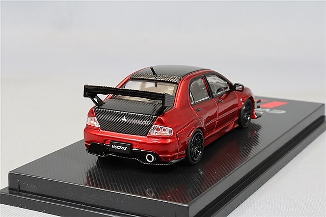 ランサーエボリューションⅨ レッド/カーボン 新品未開封品 CMモデル 1/64 ランサー エボリューション IX レッド / カーボン