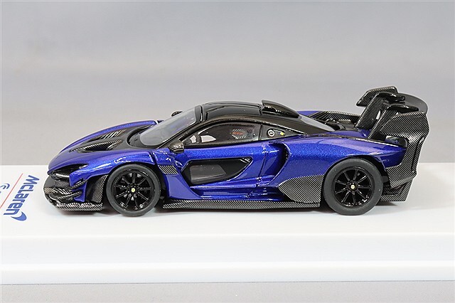 CMモデル 1/64 マクラーレン セナ GTR メタリックブルー