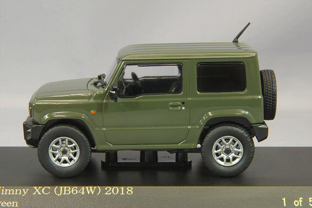 カーネル 1/43 スズキ ジムニー XC (JB64W) 2018 ジャングルグリーン