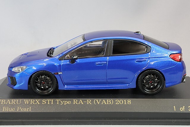 カーネル 1/43 スバル WRX STI Type RA-R (VAB) 2018 WR ブルーパール