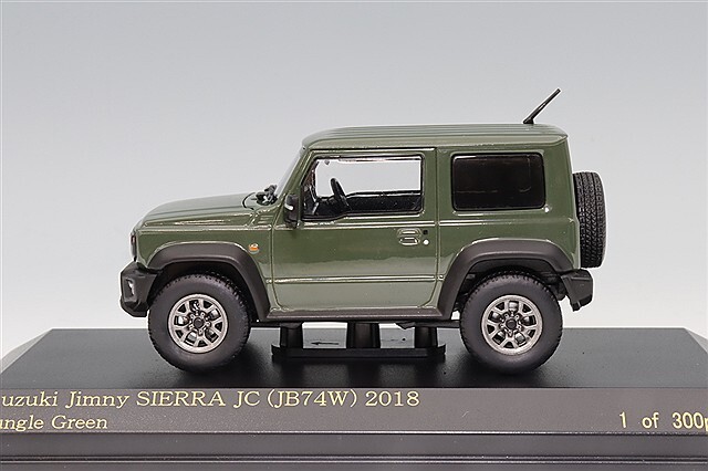 ハイストーリー スズキ ジムニーシエラ JC 1/43　ジャングルグリーン ミニカー/完成品 カーネル 1/43 スズキ ジムニー シエラ JC