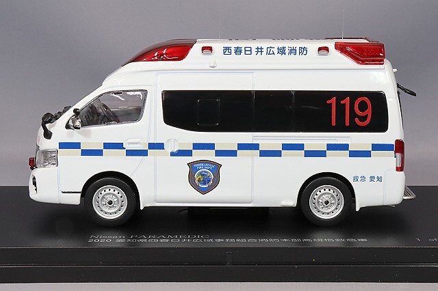 カーネル 1/43 日産 パラメディック 2020 愛知県 西春日井 広域事務
