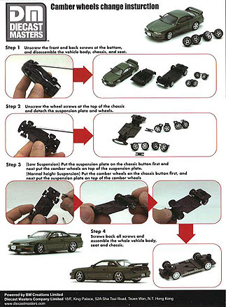 ダイキャストマスター 1/64 日産 シルビア S15 シルバー 右ハンドル