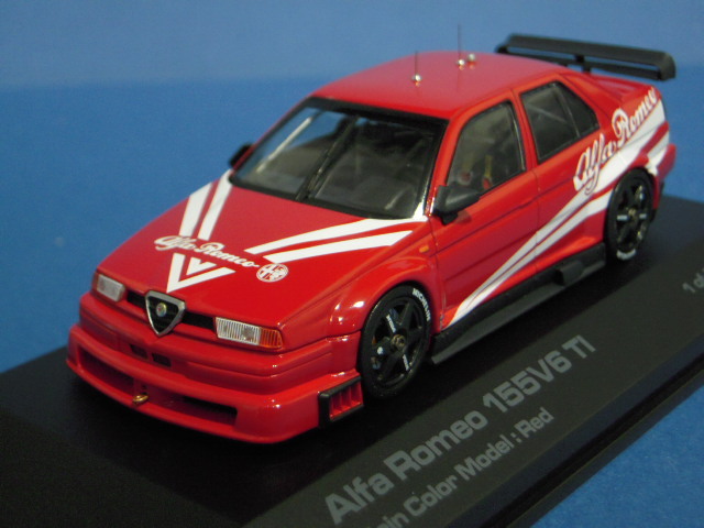 hpiKIDBOX特注1/43 アルファロメオ 155V6 TI プレーンカラーレッド