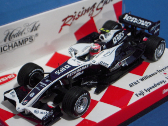 ウィリアムズ・トヨタ 限定モデル 2008 ショーカー 中嶋一貴 中嶋一貴