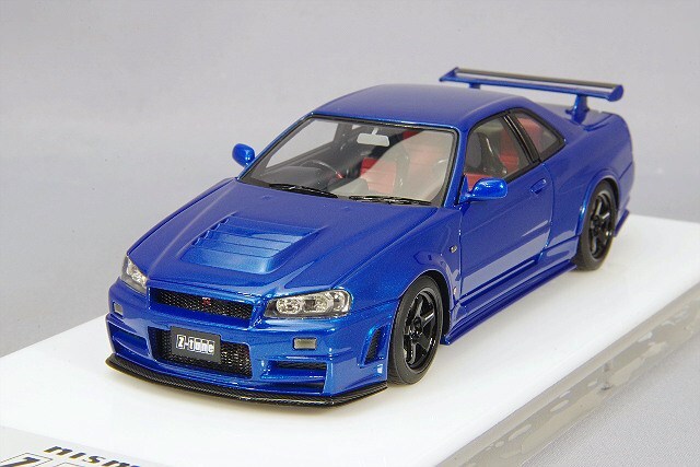アイドロン 1/43 ニスモ R34 GT-R Z-tune ベイサイドブルー 再生産