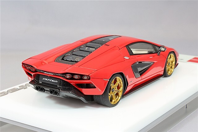 アイドロン 1/43 ランボルギーニ カウンタック LPI 800-4 2022 ロッソ