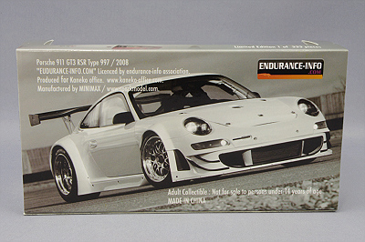 エンデュランスインフォ スパーク製 1/43 ポルシェ 911 (997) GT3 RSR