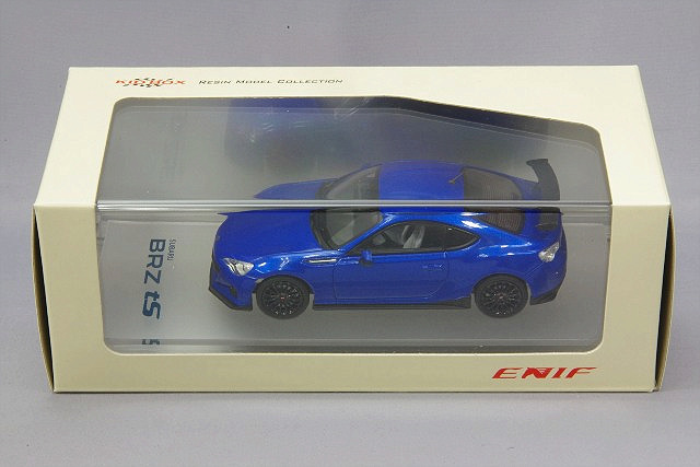 特価商品】 ENIF 1/43 スバル BRZ tS GTパッケージ WRブルーマイカ