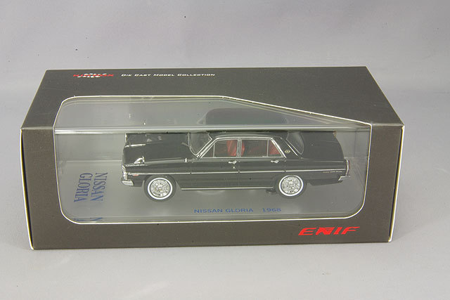ENIF 1/43 日産 グロリア (PA30) スーパーDX 1968 ブラック