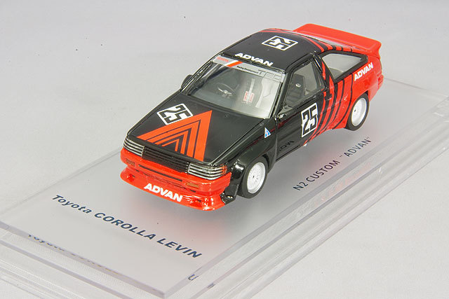 特価商品】 ENIF 1/43 トヨタ カローラ レビン N2仕様 1986 カスタム