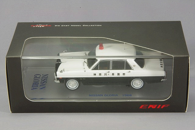 ENIF 1/43 日産 グロリア (PA30) 1968 神奈川県警 パトロールカー