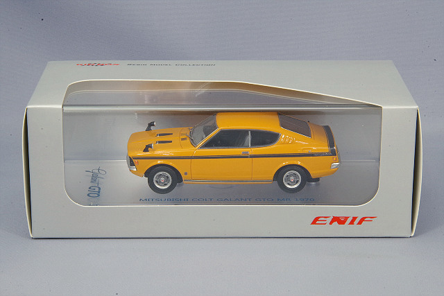 ENIF 1/43 三菱 コルト ギャラン GTO MR 1970 ケニアオレンジ レジン製