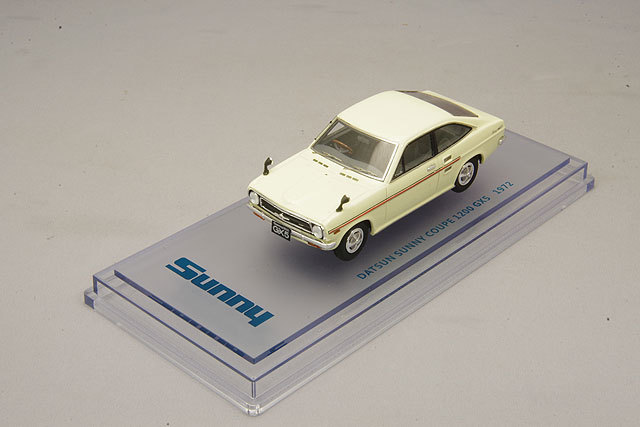 ENIF 1/43 日産 サニー 1200 GX5 クーペ 1972年型 サンイエロー