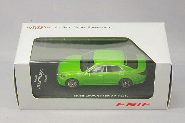 特価商品】 ENIF 1/64 トヨタ クラウン アスリート S 2015 若草色