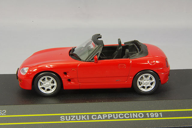 ミニカー 1/43 ホットワークス スズキ カプチーノ スズキスポーツ