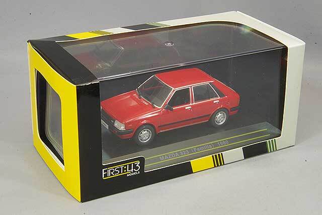 First43 1/43 マツダ 323 ファミリア 1980 レッド 海外仕様