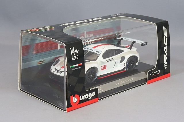 ブラゴ 1/43 ポルシェ 911 RSR #911 ホワイト