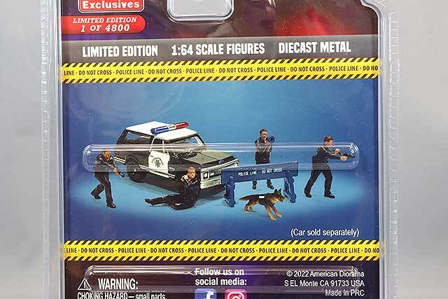 Mijo特注 アメリカンジオラマ 1/64 ポリス ライン 2