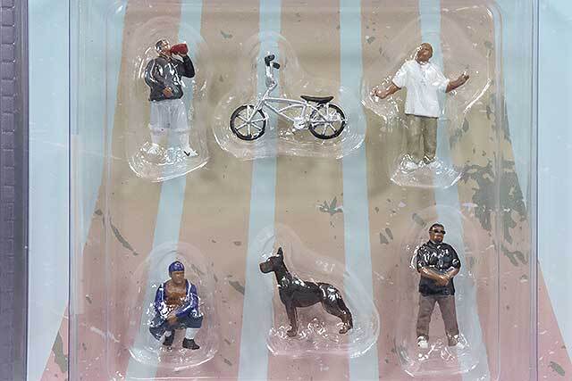 Mijo特注 アメリカンジオラマ 1/64 ローライダーズ 4