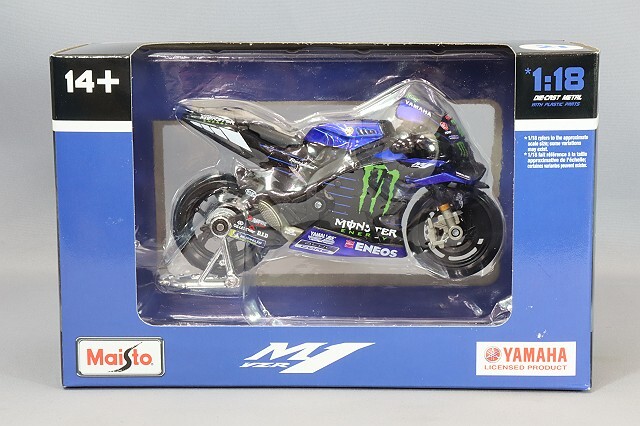 マイスト 1/18 ヤマハ YZR-M1 モンスターエナジー ヤマハ 2021 モトGP