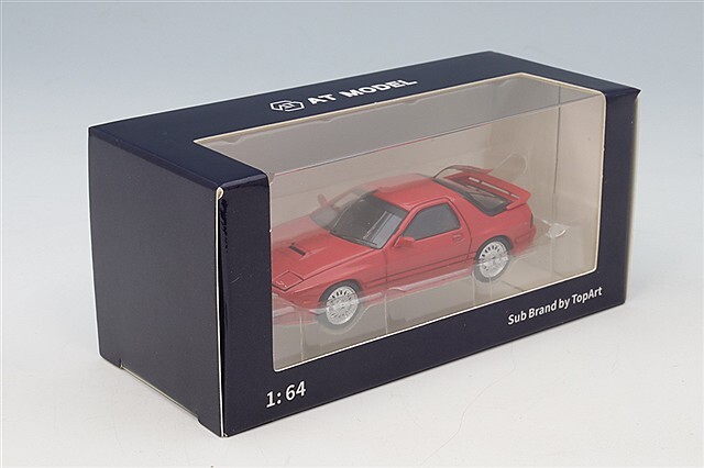AT MODEL 1/64 マツダ アンフィニ RX-7 FC3S レッド