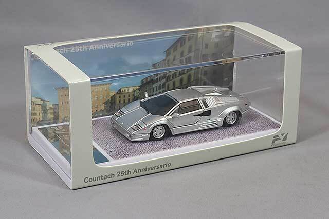 ランボルギーニ 25th Anniversary シルバー ミニカー ランボルギーニ カウンタック 25thアニバーサリー (シルバー