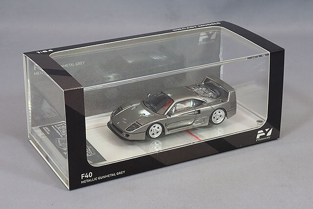 F40 1/64サイズ　3個セット Finclassically・TopArt Finclassically 1/64 フェラーリ F40 メタリックグレー