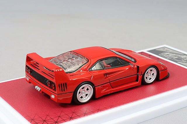 1/27 フェラーリ F40 レッド オートスケールコレクション Finclassically 1/64 フェラーリ F40 ロッソ(レッド)