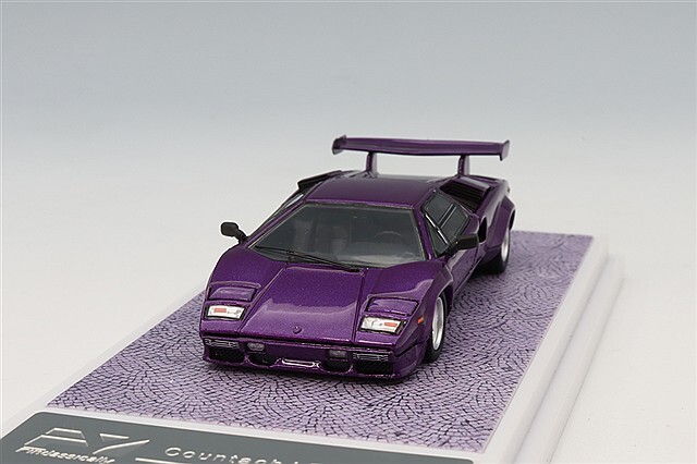 Zi-l特注 ランボルギーニ カウンタックLP500S メタリック パープル ジール(Zi-l)ixo1/43 ランボルギーニ カウンタックLP500S