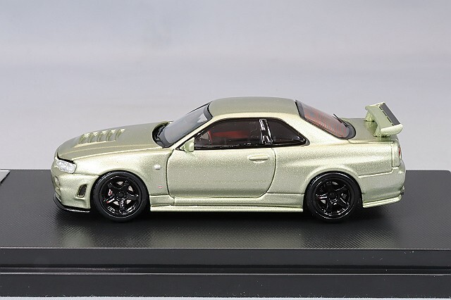 MOTORHELIX 1/64 日産 スカイライン GT-R R34 Z-TUNE ミレニアムジェイド
