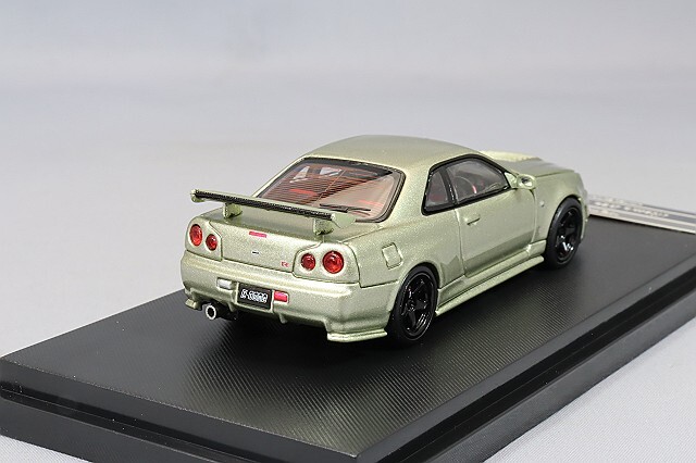 ミモザ MOTORHELIX 1/64 日産 スカイライン GT-R R34 Z-TUNE ミレニアムジェイド