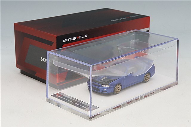 MOTORHELIX 1/64 日産 スカイライン GT-R (R34) V-SPEC II