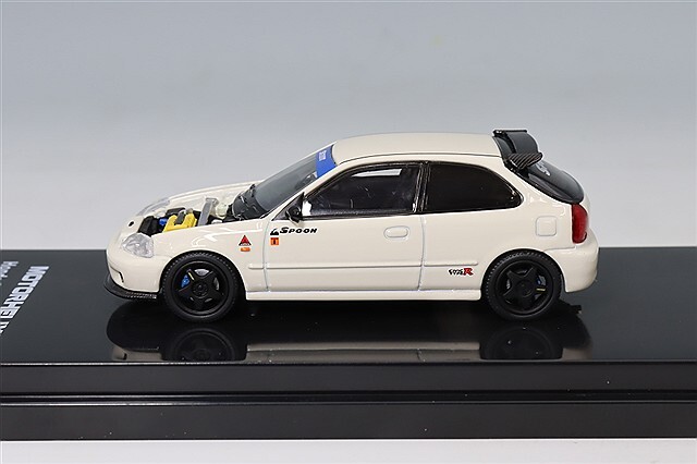 MOTORHELIX 1/64 ホンダ シビック タイプR (EK9) Spoon チャンピオン