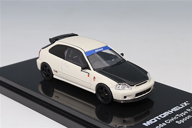 MOTORHELIX 1/64 ホンダ シビック タイプR (EK9) Spoon チャンピオン
