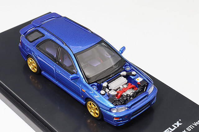 MOTORHELIX 1/64 スバル インプレッサ ワゴンWRX STi Ver. VI カスタム