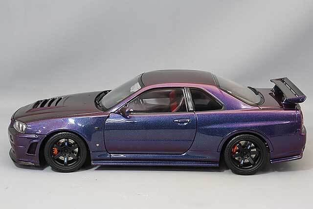 1/18　日産スカイラインGT-R　VSPEC2　ミッドナイトパープル AUTOart】オートアート 1/18 日産 スカイライン GT-R （R34） V