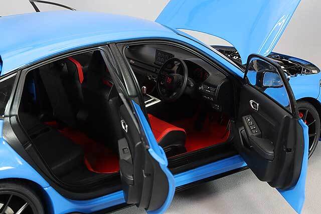 1/18 新型シビック　タイプR FL5 ミニカー　レーシングブルー・パール オートアート】 1/18 ホンダ シビック タイプR （FK8） 2021