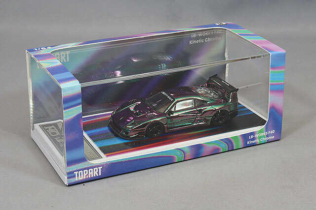 Top Art 1/64 LBWK F40 キネティッククローム