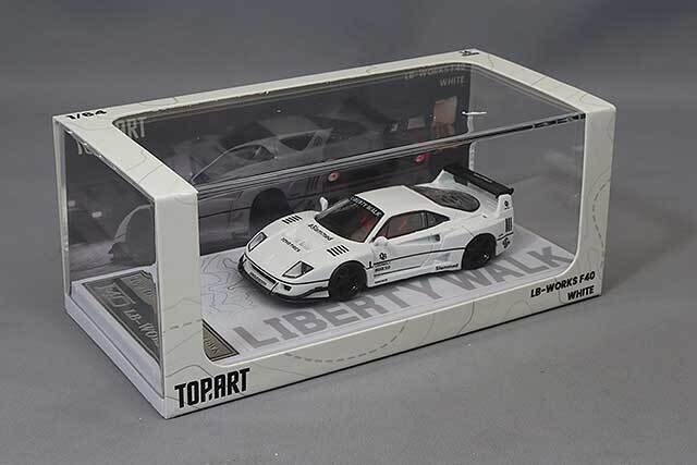 スターモデル F40 lbwk ホワイト 1/64 FERRARI F40 LB-WORKS LBWK WHITE 1/64 SCALE DIECAST CAR MODEL
